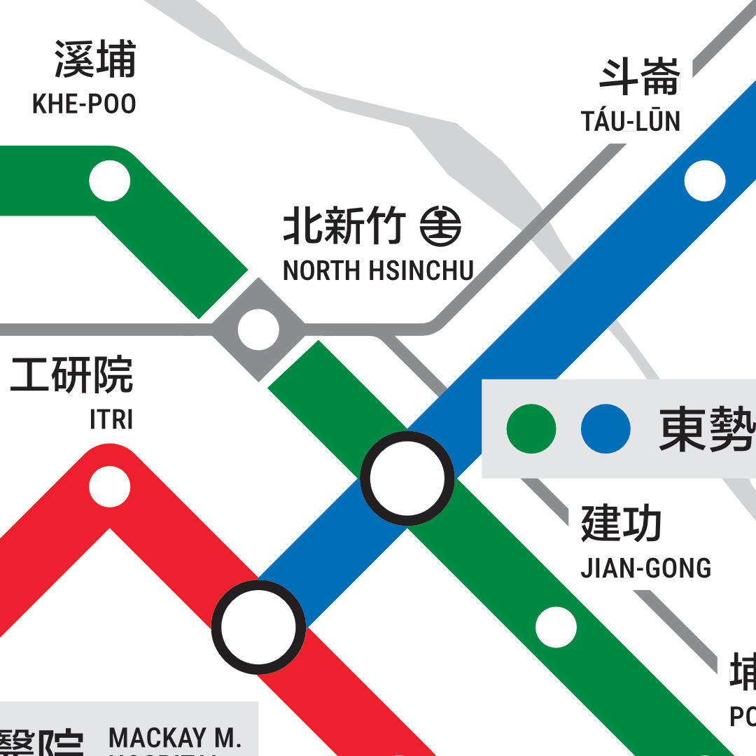 [分享] 新竹輕軌路網圖